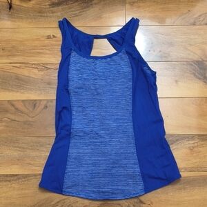 Women's Blue Sleeveless Top
